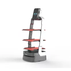   ORIONSTAR LUCKIBOT AUTO RECHARGING - A.I. Controlled Intelligent Delivery Robot for Hospitality and Service Environments With Self-Charging Dock