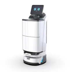   ORIONSTAR LUCKIBOT PRO AUTODOOR - A.i. Driven Secure and Hygienic Autonomous Delivery Robot With Auto Doors