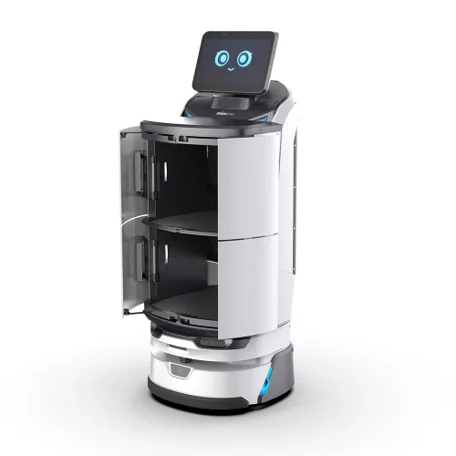 ORIONSTAR LUCKIBOT PRO AUTODOOR - A.i. Driven Secure and Hygienic Autonomous Delivery Robot With Auto Doors