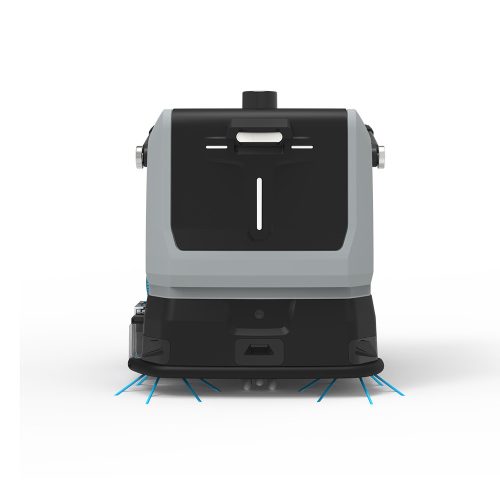 SPARKOZ TN10PRO - Small Autonomous Industrial Cleaning Robot with Dual Cylindrical Brush and Automatic Charging Station