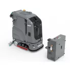 SPARKOZ TN70PRO DISC - Large Autonomous Industrial Cleaning Robot with Large Disc Brush and  Fully Automatic Charging and Draining Station