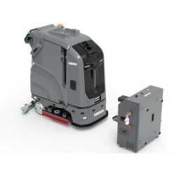   SPARKOZ TN70PRO DISC - Large Autonomous Industrial Cleaning Robot with Large Disc Brush and  Fully Automatic Charging and Draining Station