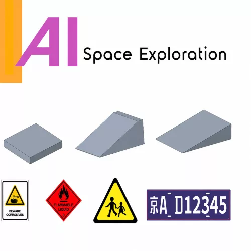 UBTECH UGOT AI SPACE EXPLORATION PROPS - Prop accessories for "Space Exploration" curriculum